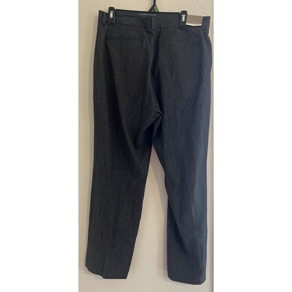 Banana Republic Dress Chino Pants Men's Sz 34/32 Grey Wool Trousers Straight Leg - Picture 4 of 7